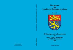 Flurnamen im Landkreis Osterode Band 3