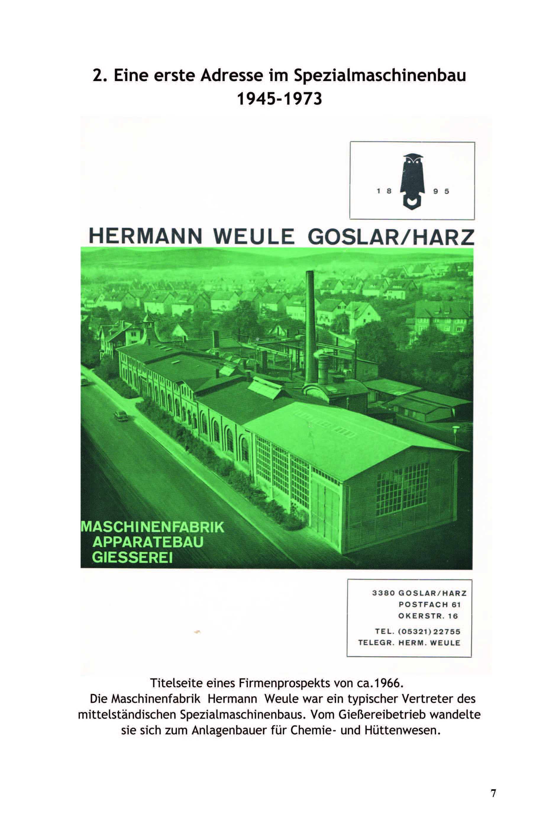 Vor dem Breiten Tor. Geschichten um die Maschinenfabrik Hermann Weule Goslar 1895-1973 – Bild 7